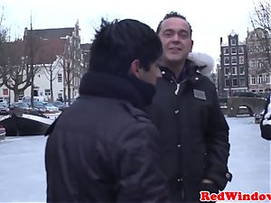 bodacious amsterdam prostitute being doggystyled