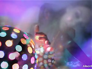 Alison Tyler's supah beautiful disco ball solo taunt